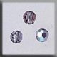 13015 Crystal Treasures-Round Bead 4mm Black Diamond Ab (Qty. 3) MAIN